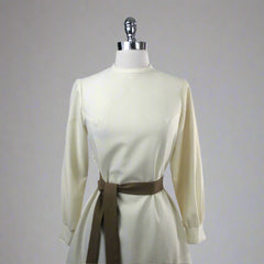 Vintage 60s Pleated Hem Mini Party Dress S