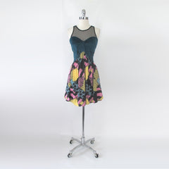 Nightmare before Christmas Sally mini skater Halloween dress  front