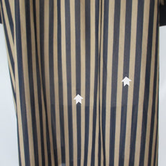 Vintage 80s Striped Pussycat Bow Tent Dress L | XL