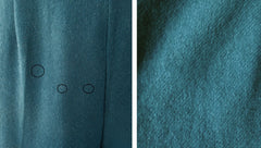 Vintage 50s 60s Teal Wool Bermuda Shorts & Matching Belt M