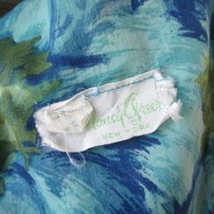 vintage 50s fit flare full skirt party dress tag