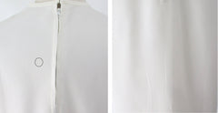 Vintage 60s 50s Red White Blue Ribbon Shell Top M