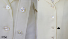 Vintage 70s Yellow Blouse & Matching Ricky Jacket M