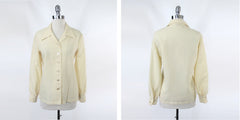Vintage 70s Yellow Blouse & Matching Ricky Jacket M
