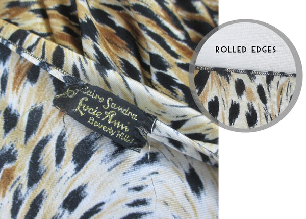 Vintage 1970s Lilli Ann Leopard Print Jacket | MEDIUM