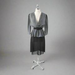 Vintage 70s Victorian Style Corset Cover Prairie Top XS