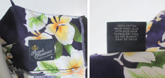 Vintage 90s Purple Royal Creations Hawaiian Maxi Column Dress S