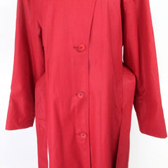 vintage London Fog trench coat red womens buttons