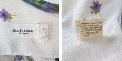 Vintage 70s Liberty House Hawaiian Barkcloth Maxi Dress L