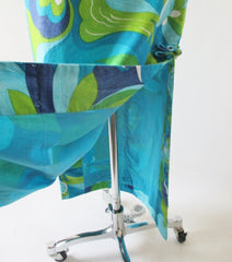 Vintage 60's Stan Hicks Full Length MOD Hawaiian Dress M - Bombshell Bettys Vintage