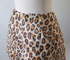 Vintage 50's 60's Leopard Print Pinup Bomshell Short Shorts - Bombshell Bettys Vintage
