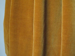 Vintage 50's 60's Gold Velvet Full Flared Swing Skirt XS - Bombshell Bettys Vintage