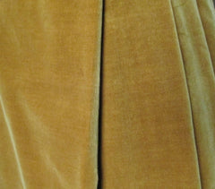 Vintage 50's 60's Gold Velvet Full Flared Swing Skirt XS - Bombshell Bettys Vintage