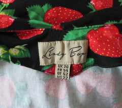 Lindy Bop 50's Look Dorelia Red Berry Top Plus 22 4XL - Bombshell Bettys Vintage