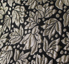Vintage 60s Gold Lame Jaquard Evening Bolero Jacket S - Bombshell Bettys Vintage