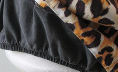 Vintage 50's 60's Leopard Print Pinup Bomshell Short Shorts - Bombshell Bettys Vintage