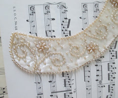 Vintage Pearl Beaded Collar Choker - Bombshell Bettys Vintage