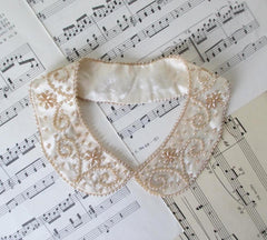 Vintage Pearl Beaded Collar Choker - Bombshell Bettys Vintage