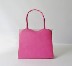 Vintage 60's 2 Tone Pink Handbag Purse - Bombshell Bettys Vintage