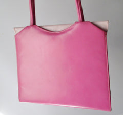 Vintage 60's 2 Tone Pink Handbag Purse - Bombshell Bettys Vintage