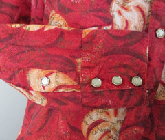 Vintage 50's 60's Thunderbird Paniolo Cowboy Western Shirt L - Bombshell Bettys Vintage