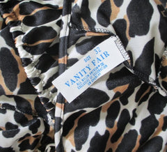 Vintage 60's Vanity Fair Leopard Print Nighty Night Gown 32 - Bombshell Bettys Vintage