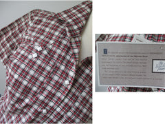 Vintage 50's Black Red Plaid Rockmount Ranchwear Western Top Shirt S - Bombshell Bettys Vintage
