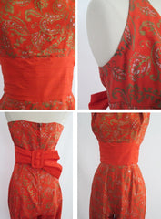 Vintage 50's 60's RARE Vintage Alfred Shaheen Jumpsuit M - Bombshell Bettys Vintage