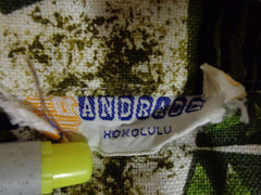 Vintage 60s Andrade Atomic Print Hawaiian Shirt Large - Bombshell Bettys Vintage