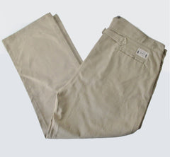 Men's Classic Old West Buckle Back Tan Trousers Pants 48 - Bombshell Bettys Vintage