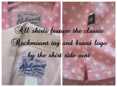 Pink Gingham Original 50's Style Rockmount Ranchwear Western Shirt Top Blouse L - Bombshell Bettys Vintage