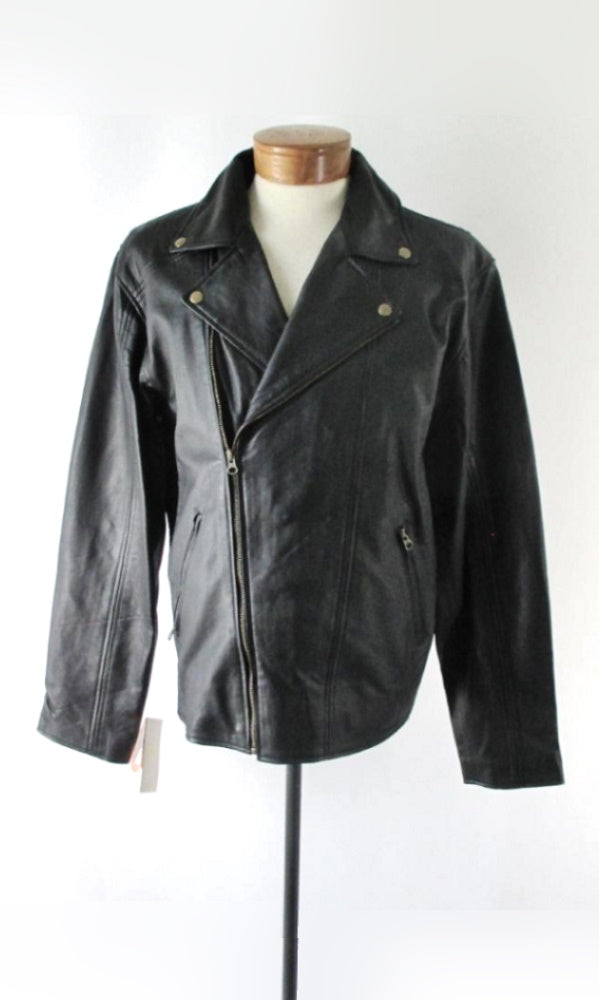 Scully Black Leather Conceal Carry Motorcycle Jacket 3XL