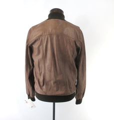 Men's Scully Washed Leather Bomber Jacket L