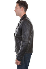 Scully Black Leather Conceal Carry Motorcycle Jacket 3XL - Bombshell Bettys Vintage