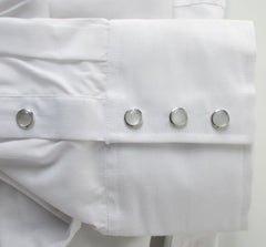 Vintage Sheplers White Pearl Snap Western Shirt Tall 18 1/2 36 - Bombshell Bettys Vintage