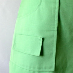 Vintage 60's Lime Green MOD A Line Mini Skirt M