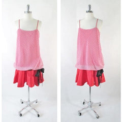 • Vintage 80's Big Bow Mini Dress M