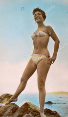 Vintage 50's Original Bikini In Tube Swimsuit Bathing Suit NOS - Bombshell Bettys Vintage