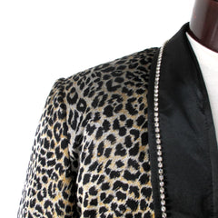 Men's Leopard Special Occasion Jacket L 48