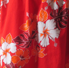 Vintage 80's Tie Top Hawaiian Sundress Dress M - Bombshell Bettys Vintage