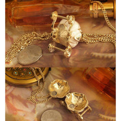 Princess Pumpkin Carriage Charm Locket Necklace - Bombshell Bettys Vintage