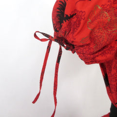 Vintage 50s Hawaiian Muumuu Lounging Dress L