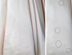 Vintage 40s 50s Soft Pink Satin Evening Lounge Dress S