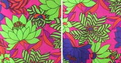 Vintage 60s Catalina Psychedelic Flower Power Maxi Dress XS