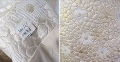 Vintage 60s Quilted Gold Brocade & Chiffon Dress Matching Jacket Party Set L