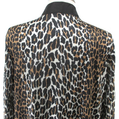 Vintage 70s Vanity Fair Leopard Robe 38 L