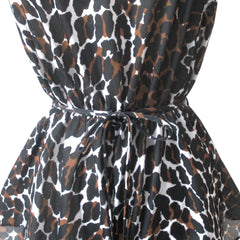 Vintage 80s Leopard Print Teddy S