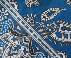 Vintage 70s Bohemian Bandanna Style Halter Top XS