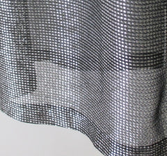 Vintage 70s Shimmering Silver Disco Goddess Dress M - Bombshell Bettys Vintage