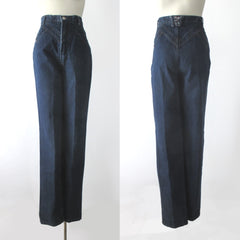 Vintage 80s Blaze Western Cut High Waist Jeans 28 8 / 9